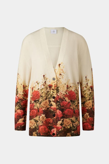Cardigan Heidi In Sand/Red