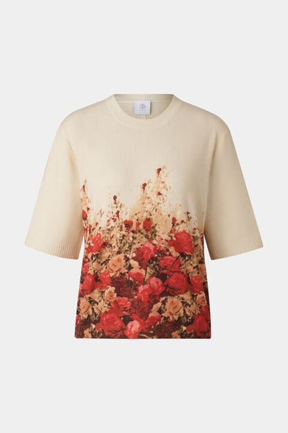 Knitted Shirt Helly In Sand/Red