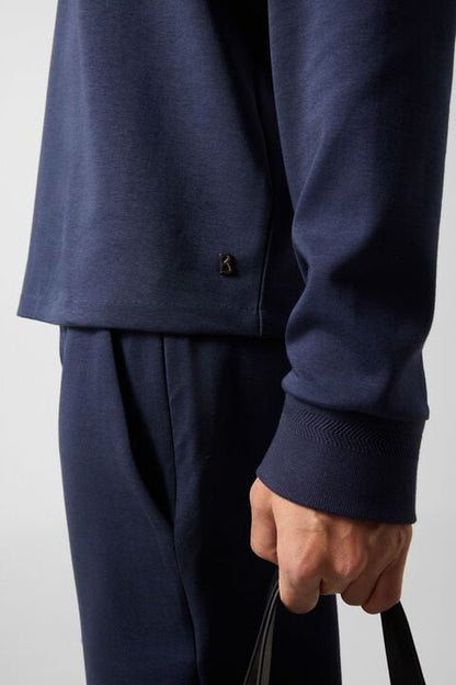 Lionel Polo Sweatshirt In Navy Blue