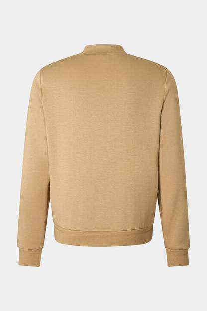 Lennox Jersey Jacket In Camel