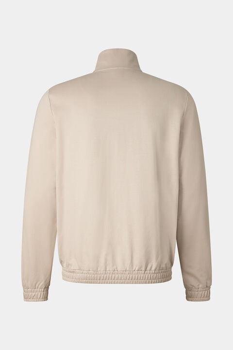 Rupert Jersey Jacket In Sand