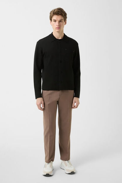 Olaf Knit Jacket In Black