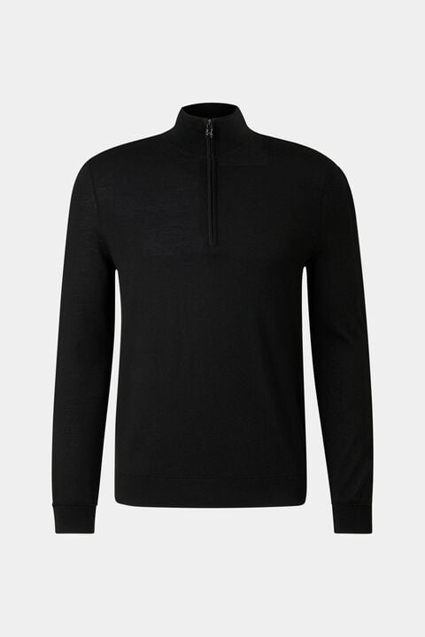 Virgin Wool Ouri Troyer In Black