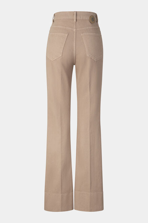 Flared Fit Jeans Devin In Camel