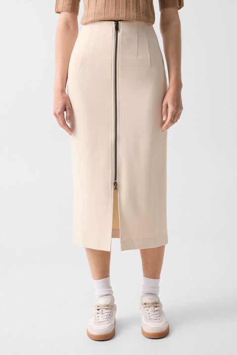 Lea Sweat Skirt In Cream