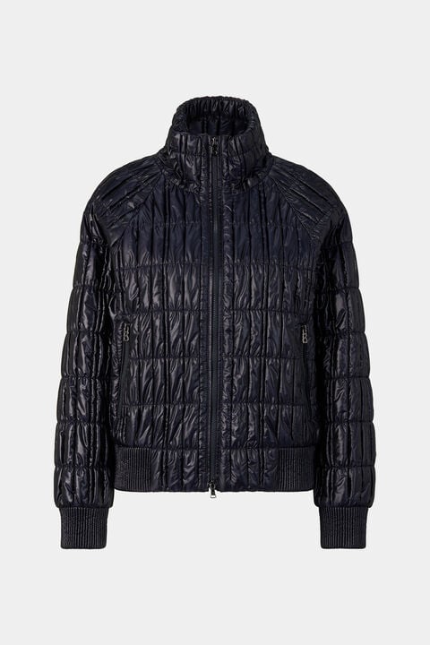 Sherry Quilted Jacket In Navy Blue