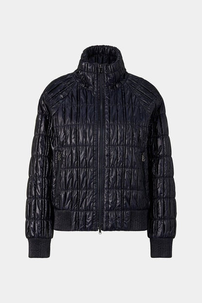 Sherry Quilted Jacket In Navy Blue