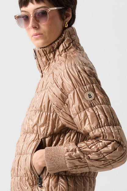 Sherry Quilted Jacket In Camel