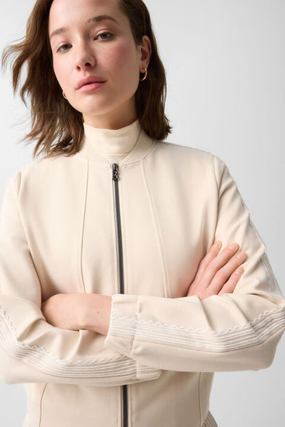 Luisa Jersey Jacket In Cream