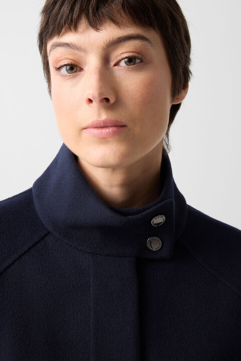 Wool Waistcoat Venice In Navy Blue