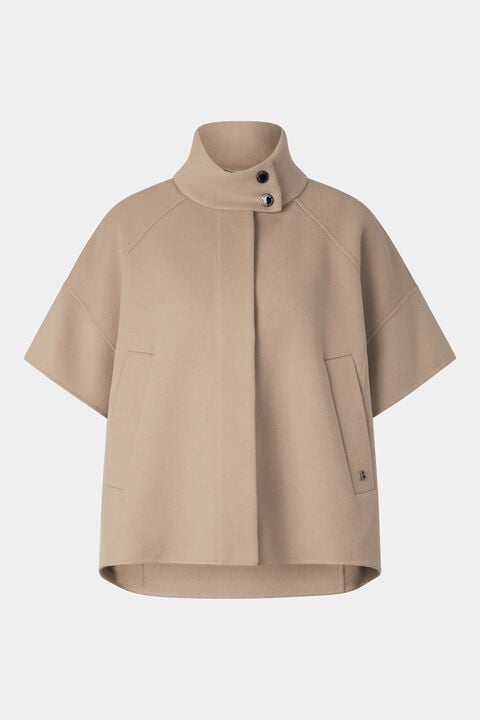 Wool Waistcoat Venice In Camel