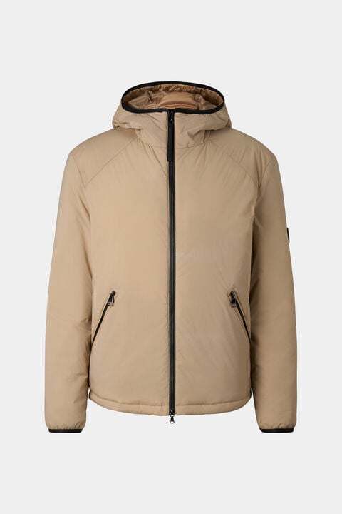 Clio Lightweight Down Jacket In Beige