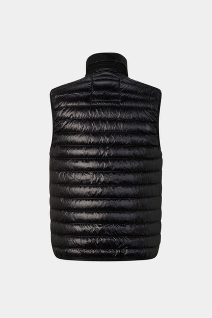 Lasse Lightweight Down Waistcoat In Black