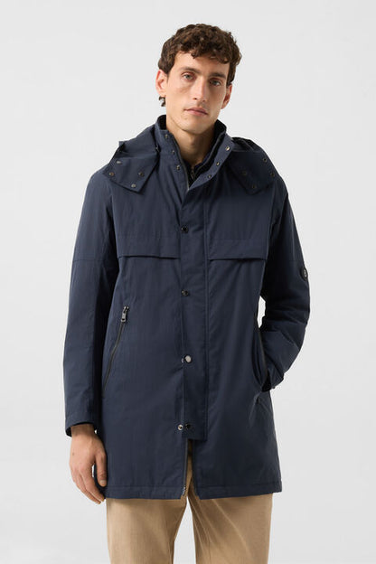 Parka Franky In Navy Blue