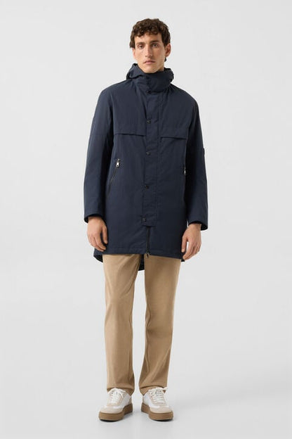 Parka Franky In Navy Blue