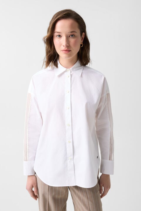 Misty Shirt Blouse In White