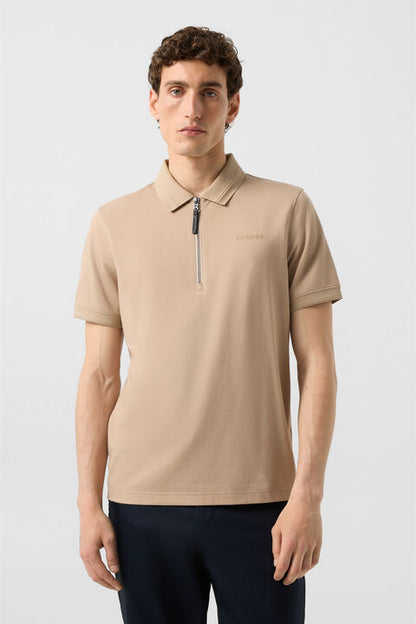 Timo Piqu¨¦ Polo Shirt In Beige