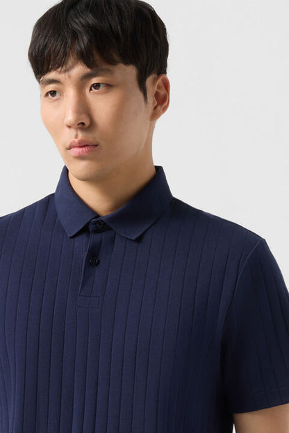 Zane Polo Shirt In Navy Blue