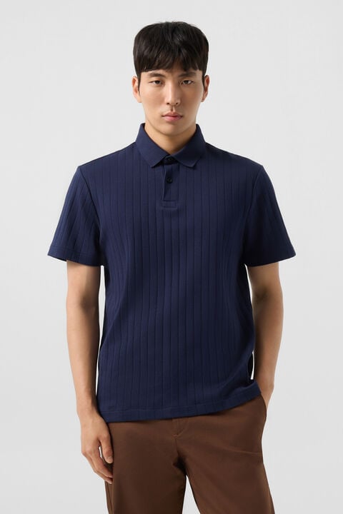 Zane Polo Shirt In Navy Blue