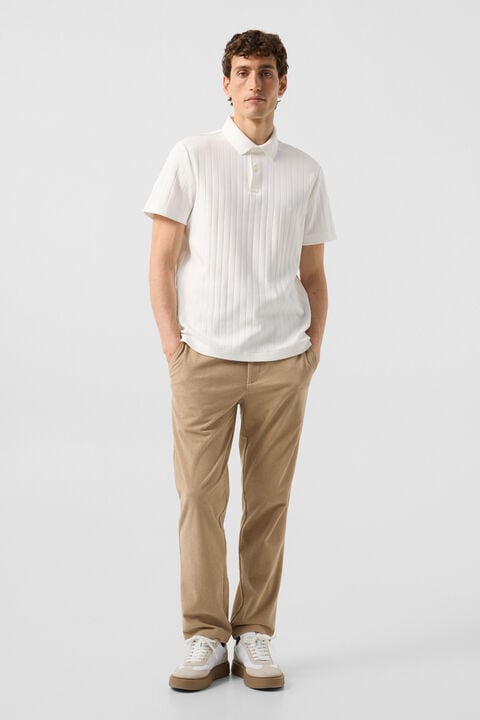 Zane Polo Shirt In Off-White