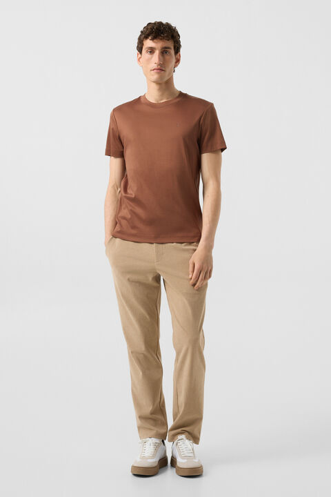 Ryan Cotton T-Shirt In Brown