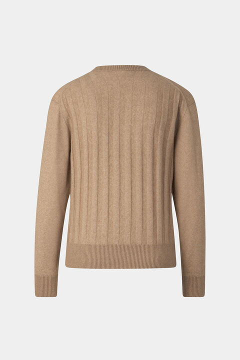 Tatjana Pure New Wool Cashmere Jumper In Camel