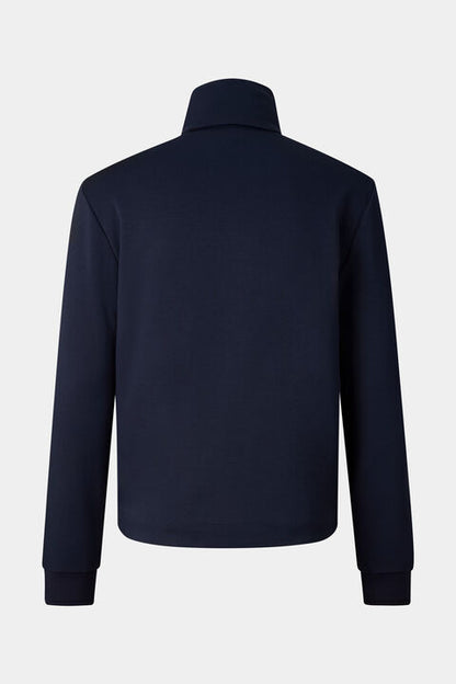 Baker Down Jersey Jacket In Navy Blue