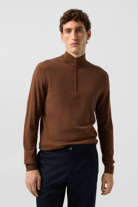 Ouri Merino Troyer In Brown