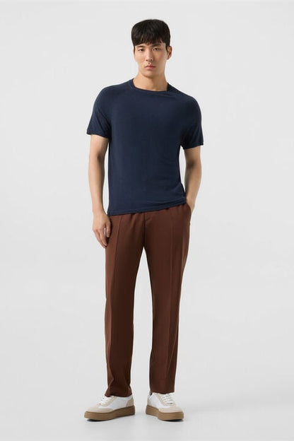 Osaka Merino Shirt In Navy Blue