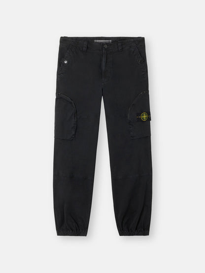 3100004 STRETCH ORGANIC BROKEN TWILL COTTON 'OLD' EFFECT