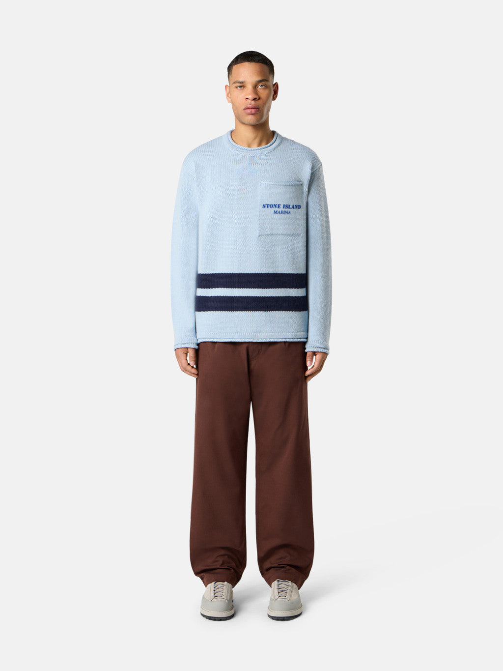 5100029 PURE WOOL_STONE ISLAND MARINA