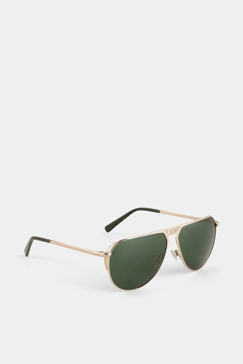 Sunglasses Kaprun In Green/Gold