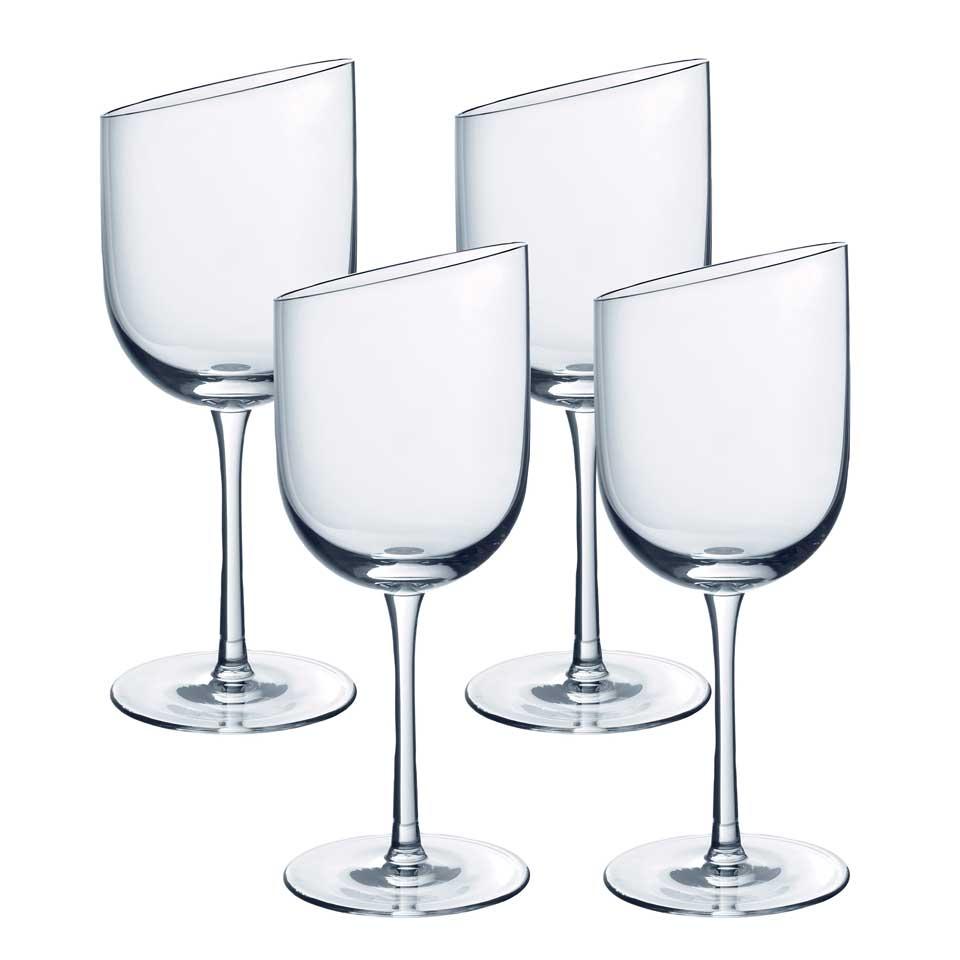 New Moon - Claret Red wine goblet (Set of 4)