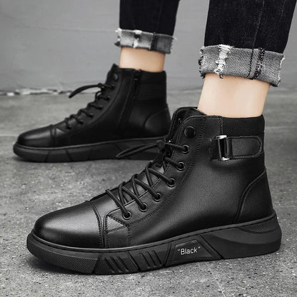 Men's Genuine Leather Martin Boots
