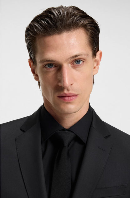 SLIM-FIT SUIT JACKET IN VIRGIN-WOOL SERGE
