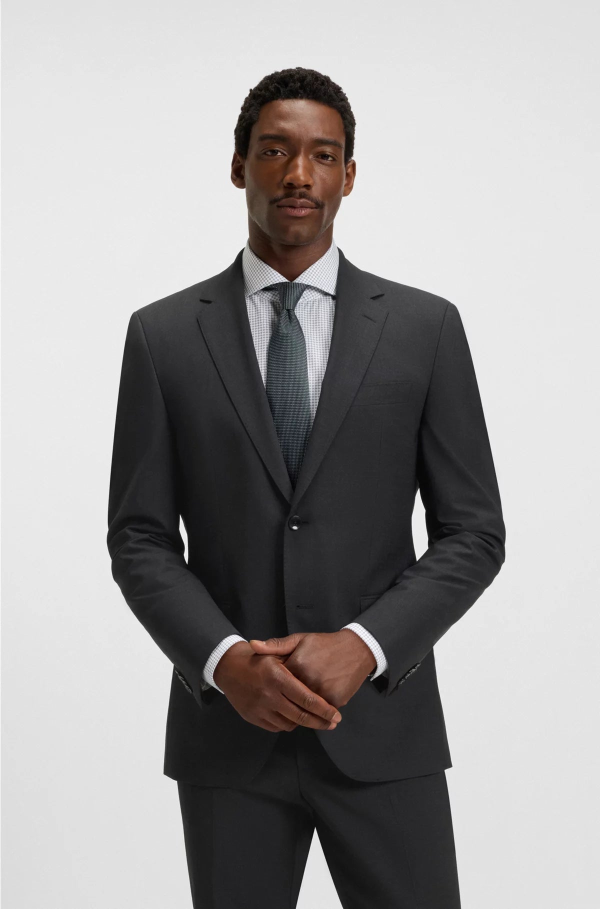 SLIM-FIT JACKET IN STRETCH VIRGIN WOOL