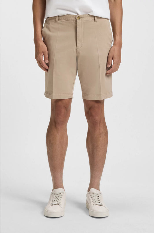 SLIM-FIT SHORTS IN STRETCH-COTTON GABARDINE