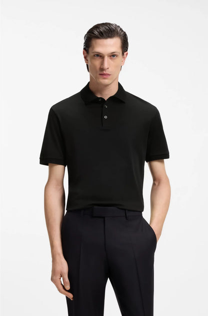REGULAR-FIT POLO SHIRT IN MERCERISED COTTON