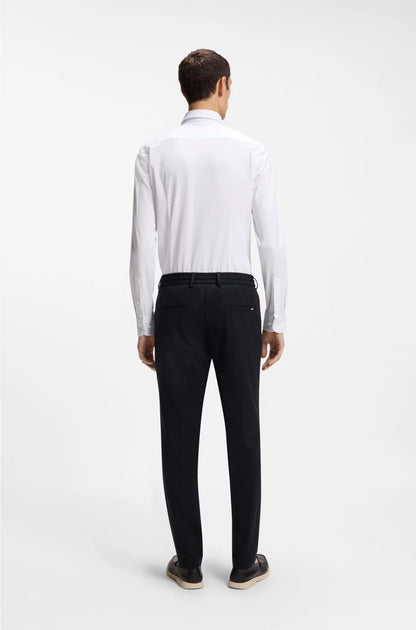 SLIM-FIT TROUSERS IN PERFORMANCE-STRETCH JERSEY