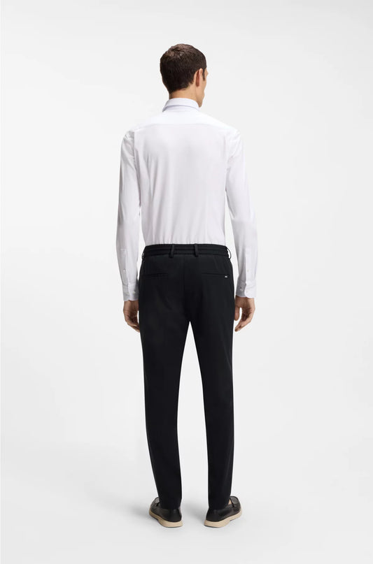 SLIM-FIT TROUSERS IN PERFORMANCE-STRETCH JERSEY