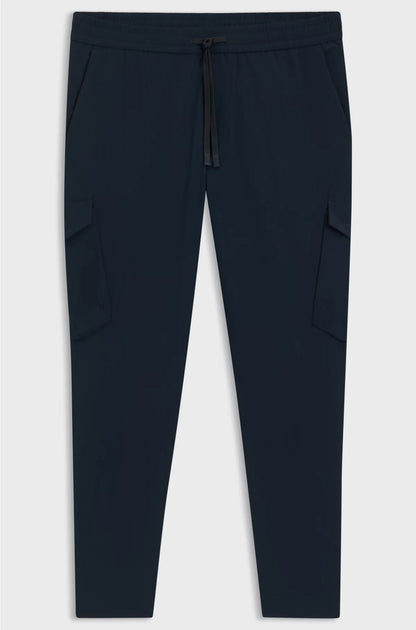 TAPERED-FIT TROUSERS IN EASY-IRON STRETCH POPLIN