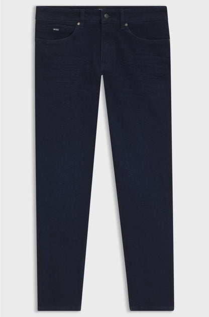 DELAWARE SLIM-FIT JEANS IN DARK-BLUE SOFT DENIM