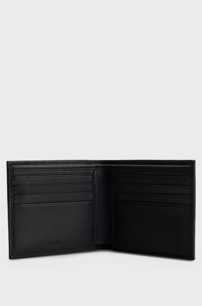 MONOGRAM-EMBOSSED LEATHER WALLET AND CARD HOLDER GIFT SET
