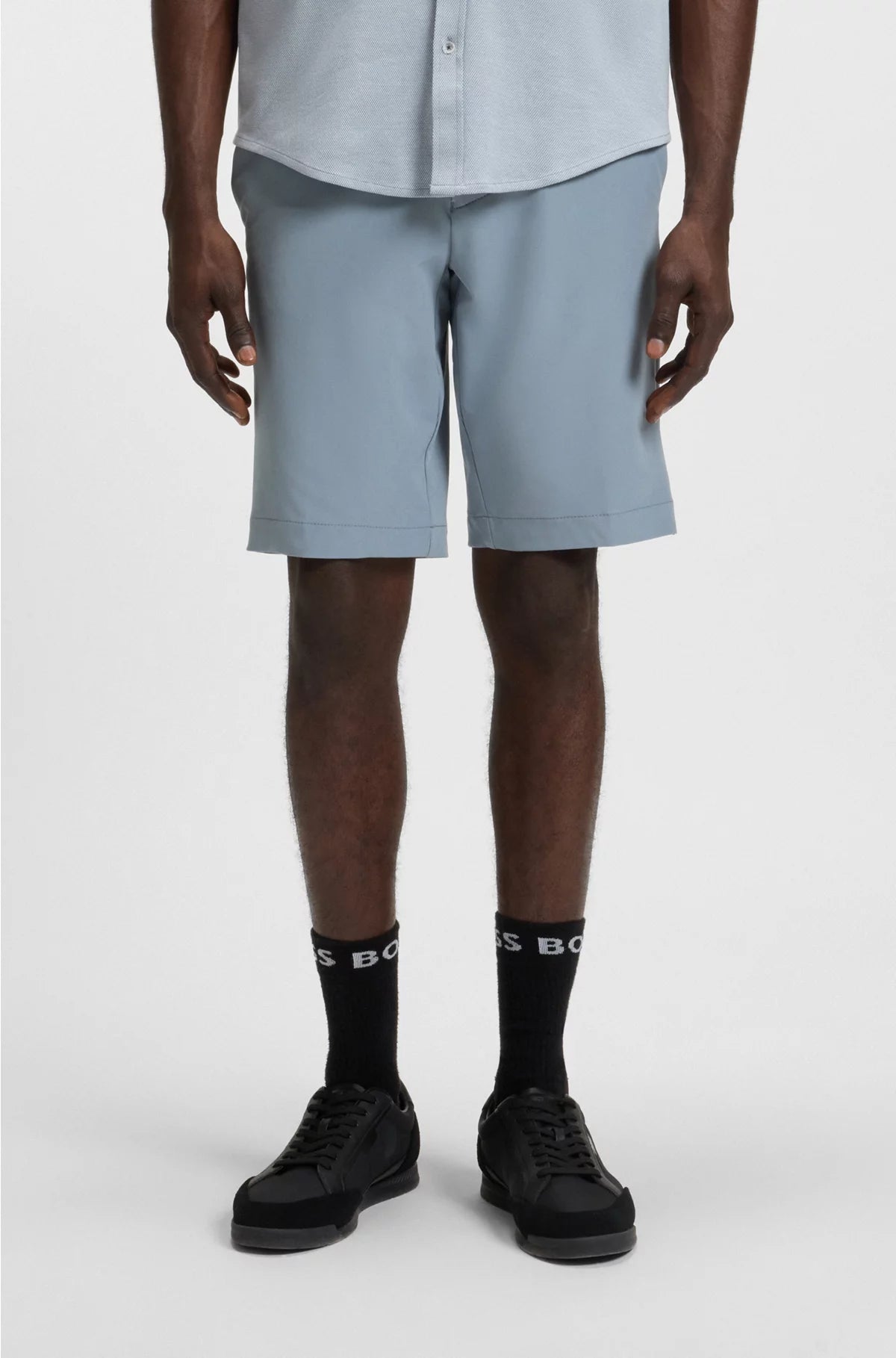 SLIM-FIT SHORTS IN WATER-REPELLENT STRETCH FABRIC