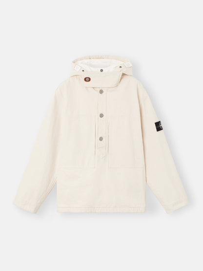 Q100001 NATURAL COTTON GABARDINE_STONE ISLAND RAW BEAUTY